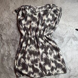 Stylish Gray and White Women's Dress